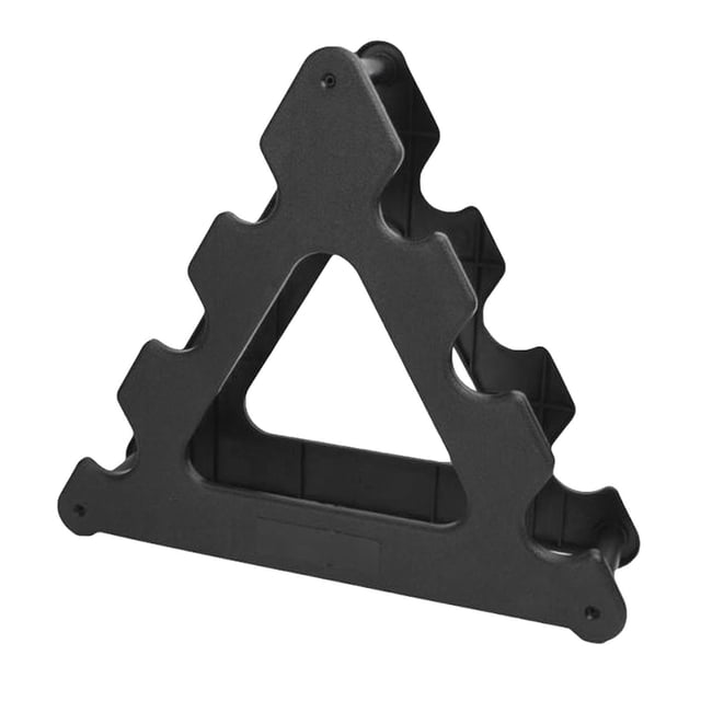 Solid 3-Tire Dumbbell Rack Stands Dumbbell Tree Household Organizer Holder Triangle