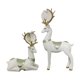 thumbnail image 2 of 2 piezas estatuas de ciervos Macarena escultura de reno adorno de mesa Figura de escritorio Blanco, 2 of 8