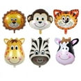 thumbnail image 5 of 30/35pcs Jungle Safari Animal Balloons Set Macaron Number Balloon 1 2 3 Years Kids Birthday Party Decorations Wild One Air Globo, 5 of 6
