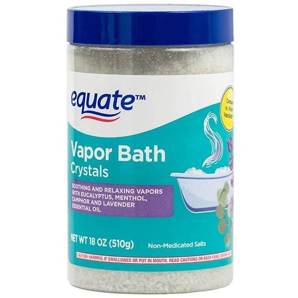Equate Vapor Bath Crystals with Essential Oils, 18 oz