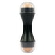 thumbnail image 1 of Mini rodillo volcánico absorbente de aceite facial, piedra natural para eliminar aceite. [Clásico]Doble cabezal negro, 1 of 9