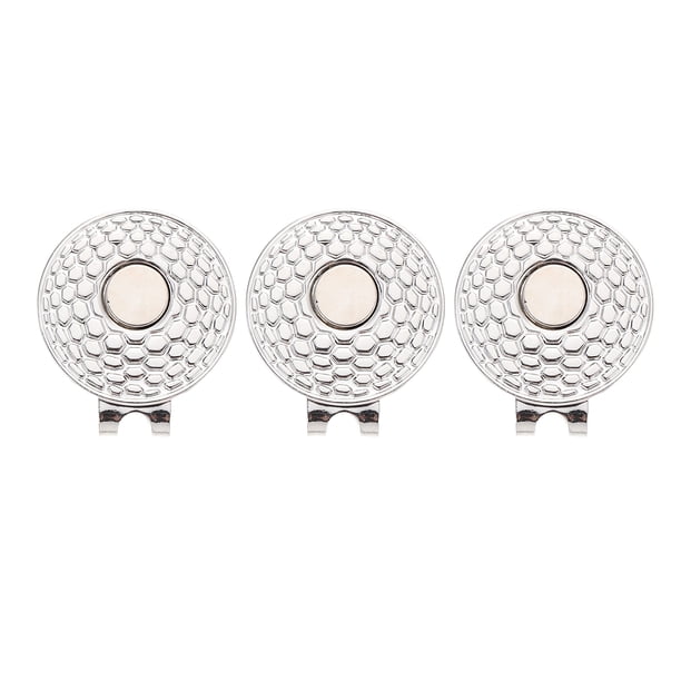 3 unids de aleación de zinc Golf Golf Clips Golfs Ball Ball Apunting Marcadores Golfs Suministros