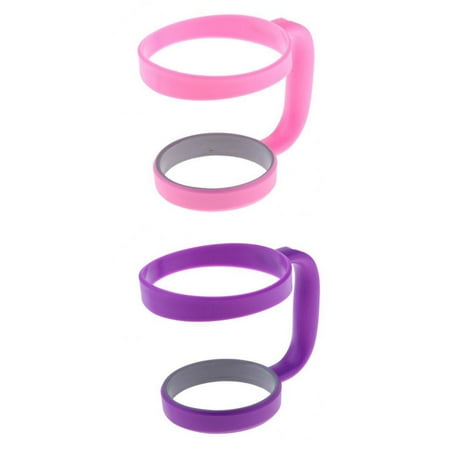 

2x Water Bottle Tumbler Cup Handle Travel Mug Holder for 30 Vehicle Cup