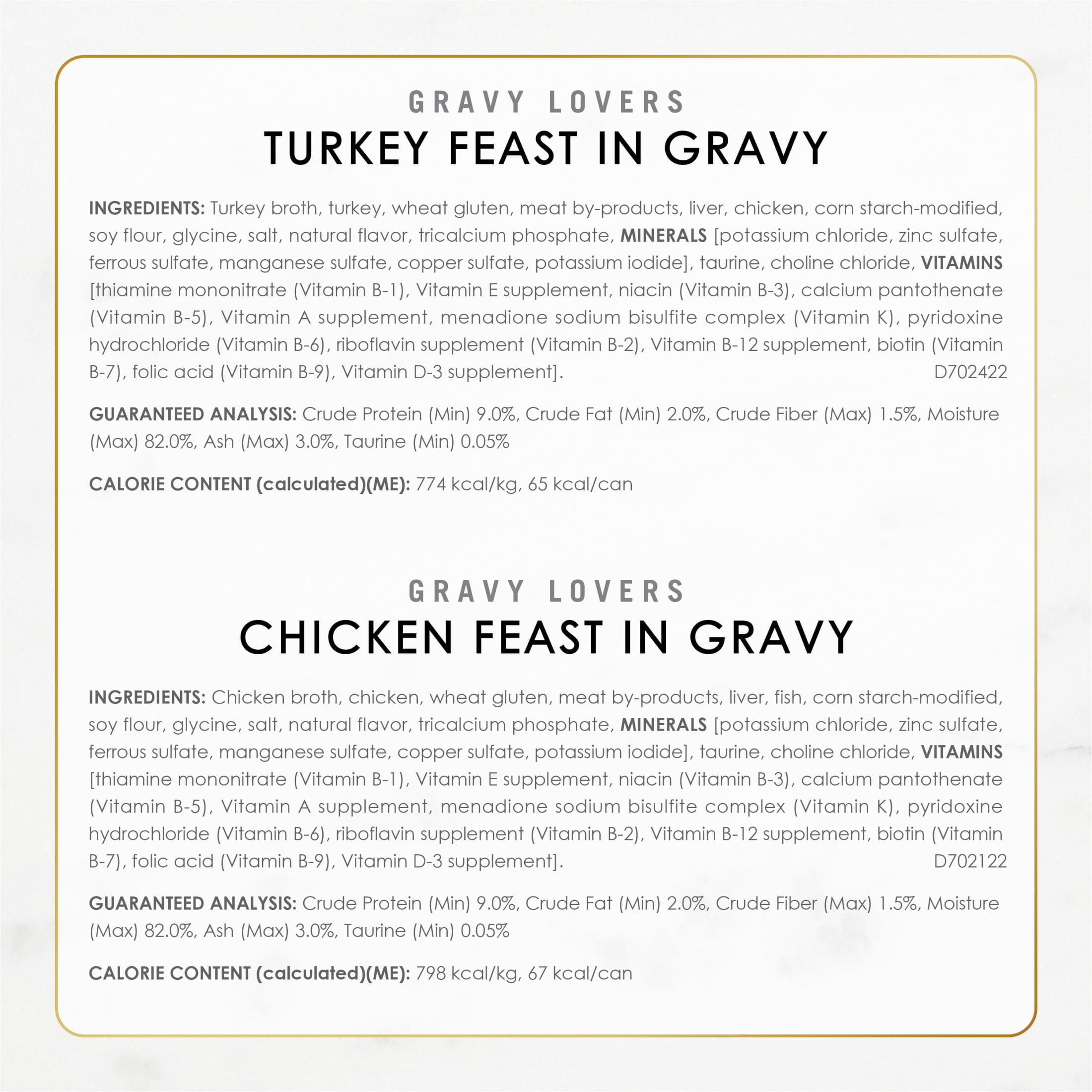 (3 pack) Purina Fancy Feast Gravy Lovers Food, Wet Cat Food Collection, 3 oz Cans
