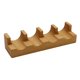 thumbnail image 3 of Soporte para tacos de sushi, soporte para rollos de sushi, plato decorativo en forma de U 4 espacios, 3 of 9