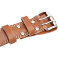 thumbnail image 5 of Premium Cowhide Leather Weightlifting Belt Weight Lifting Belt for Serious Functional Fitness, Weight Lifting, and Olympic Lifting Athletes (Small, Brown), 5 of 5