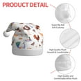 thumbnail image 4 of KLL Christmas Hats for Adults Plush Farm Birds Goose Print Santa Hat Xmas Fluffy Santa Claus Hat for Women Men, 4 of 6