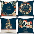 thumbnail image 1 of Funda de Almohada de Navidad，Funda de Almohada Material de ,Funda de Almohada Decorativa de Navidad(C)(4 piezas), 1 of 5