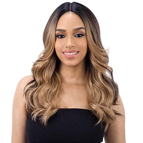 FreeTress Equal Synthetic Hair Wig Lace 5" Deep Part Lace Valentino (1B)