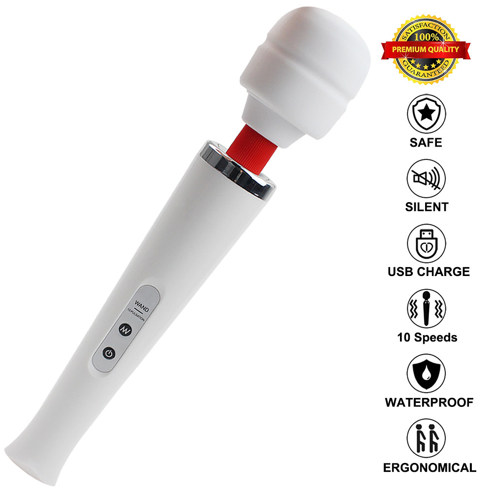 Personal Electric Wand Massager with 10 Powerful Magic Vibrations