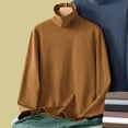 thumbnail image 2 of Blekii Men's Turtleneck Base Layer Shirt, Winter Thermal Underwear Top, German Velvet Brushed Long Sleeve, Warm Slim Fit for Layering, Non-Binding Comfort, Essential Cold Weather, 2 of 6