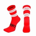 thumbnail image 1 of Cotton Reflective Cycling Socks High-Visibility Breathable Athletic Socks Bike Riding Running Socks for Men and Women Red, 1 of 2