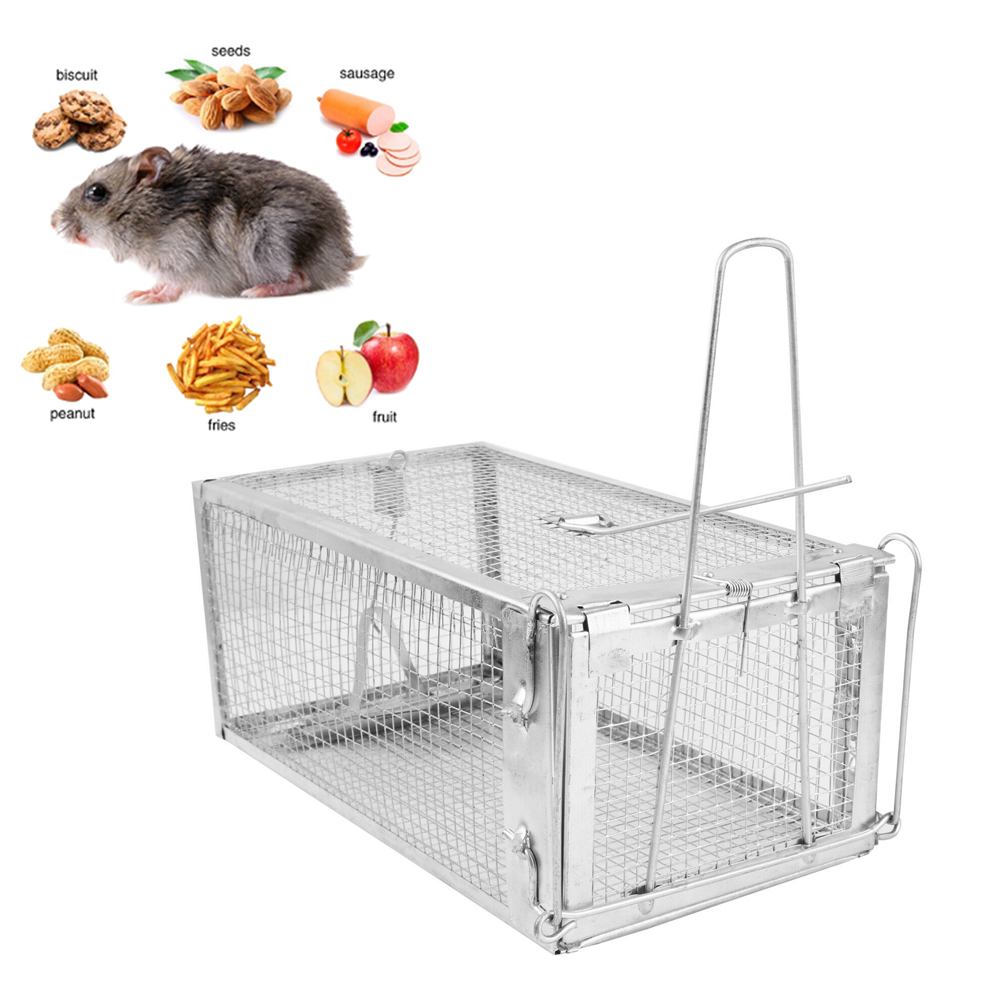 Humane Rat Cage Traps, Live Mouse Rat Traps Catch and Release for Indoor Outdoor, Small Animals