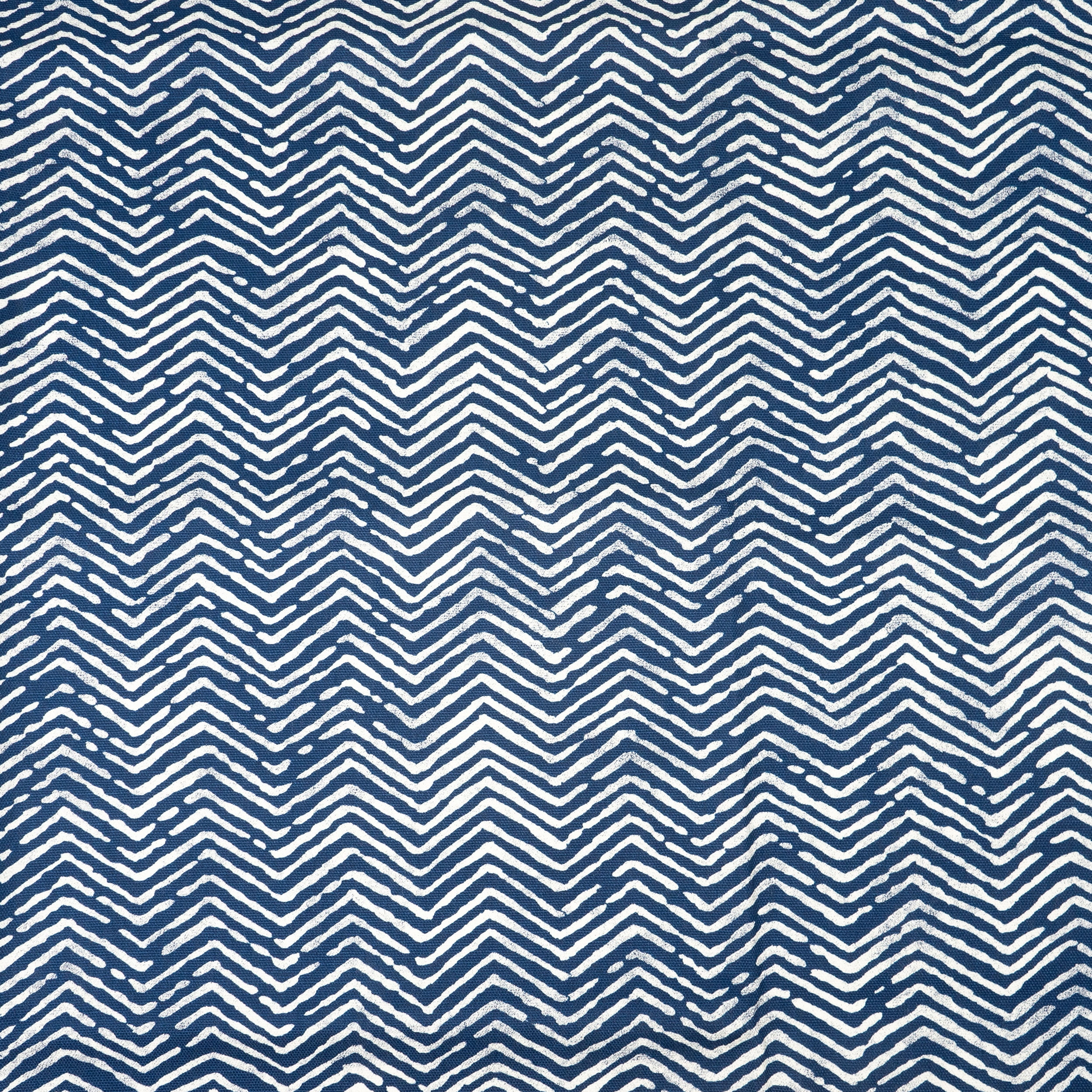 Waverly Inspirations Cotton Duck 45" x 2 Yds Herringbone Navy Color Sewing Fabric, 1 Piece