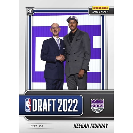 NBA 2022-23 Instant Draft Night Basketball Keegan Murray Trading Card (#4 Pick) #DN4