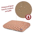 thumbnail image 4 of Majestic Pet | Chevron Shredded Memory Foam Rectangle Pet Bed For Dogs, Removable Cover, Burnt Orange, Medium, 4 of 5