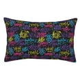 thumbnail image 1 of Balery Graffiti Art Funda de Cojín Estampada, Regalos para Mujeres, Regalos de Amor para Ella, Regalos para Novia o Esposa, Funda de Almohada-20"x30", 1 of 6