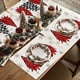 thumbnail image 5 of Winter Christmas Tree Placemats 12x18 Inches Christmas Holiday Table Mats For Party Kitchen Dining Room Decoration, 5 of 6