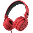 thumbnail image 1 of Auriculares Rockpapa 950 con micrófono supraaurales plegables negro rojo, 1 of 3