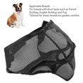 thumbnail image 5 of Breathable Adjustable Short Snout Dog Mesh Muzzle for French Bulldog Pug, 5 of 5