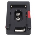thumbnail image 3 of Placa adaptadora de batería NP F, botón de bloqueo automático antideslizante, adaptador de placa de batería de salida CC para cámaras DSLR sin espejo, 3 of 8