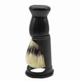 thumbnail image 1 of Soft Boar Bristle Wood Beard Brush Hairdresser Shaving Tool Men Mustache Comb Kit Shaving Stand Hold, 1 of 5