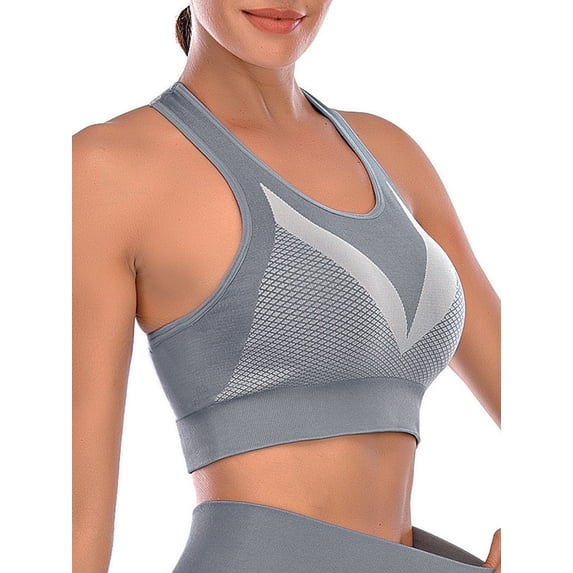 FUTATA High Impact Sports Bras For Women Seamless Padded Yoga Bras Push Up Racerback Bras Bralettes For Yoga Running Active Gym Workout Fitness Bras