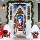 thumbnail image 5 of Cubierta Navideña para Puerta de 35 X 71 Pulgadas | Tela de Poliéster con Estampado de Papá Noel | Decoración Navideña Duradera para Puertas, Paredes y Mesas | Fácil de Instalar para Fiestas Navideña, 5 of 6