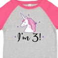 thumbnail image 4 of Inktastic Third Birthday Cute Unicorn Girls Toddler T-Shirt, 4 of 5