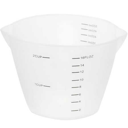 

1pc Chic Graduated Cups Silicone Kitchen Baking Measuring Jugs with Scale