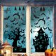 thumbnail image 2 of Decoración de Halloween Paquete de 6 pegatinas decorativas de pared con diseño de castillo de Halloween, pegatinas creativas para ventana, 2 of 9