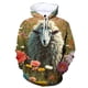 thumbnail image 3 of Sudadera con capucha de oveja con estampado 3D para hombre, sudadera con capucha con estampado de animales de cabra novedosa, sudaderas casuales de hip hop, sudaderas geniales de manga larga, 3 of 5