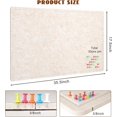thumbnail image 2 of Large Bulletin Board X es Felt Board Notice Pin Board x &#Cork Board Alternative for Wall SelfAdhesive Vision Board Mood Board Foldable Photo Board with Pushpi, 2 of 6