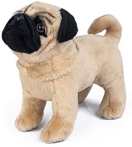 Plush Toy Dog Stuffed Animal: Snuggly Squeezable Huggable and Cuddly Soft 