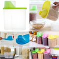 thumbnail image 3 of Juego de almacenamiento de contenedores - Contenedores herméticos para almacenamiento de alimentos, organización de cocina y despensa para harina - Di 2.5L verde Sunnimix Dispensador de cereales, 3 of 8