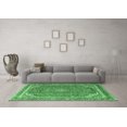 thumbnail image 3 of Ahgly Company Indoor Rectangle Persian Emerald Green Traditional Area Rugs, 5' x 8', 3 of 4
