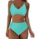 thumbnail image 2 of Traje de baño para mujer, moda para mujer, traje de baño sólido sin mangas, push-up, acolchado, traje de baño, ropa de playa, trajes de baño para mujer, 2 of 6