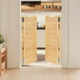 thumbnail image 4 of Cafe Swinging Doors Wood Saloon Doors, 36" x 48" Modern Swinging 2-Half Door Bar Doors Entrance Partition for Hallway Kitchen Doorway Bars Gardens Restaurants, 4 of 18