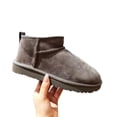 thumbnail image 2 of Botas de nieve de piel de oveja de una sola pieza, zapatos para amantes, zapatos grandes de algodón, zapatos de mujer que combinan con todo, 2 of 6