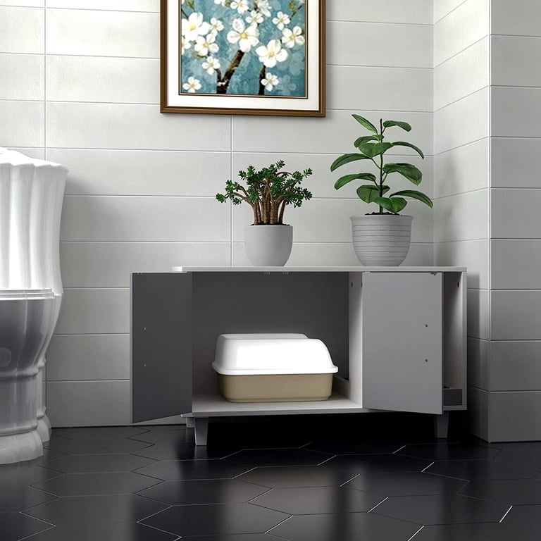 けい様　取り置き中　三毛猫ドラマー　流れ星流れるクローバー畑　Bathroom GDLF Pet Crate Cat Washroom Hidden Litter Box, Stackable