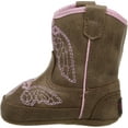 thumbnail image 2 of Blazin Roxx 4421602-01 Infant Girls Gracie Bucker Boot, Brown - Size 0, 2 of 3