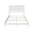 thumbnail image 3 of Madison King Solid Wood Foundation Bed in White, 3 of 10