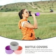 thumbnail image 3 of HAMPPLIES 3pcs Water Cup Protective Cover Grey Silicone Sleeve for Daily Use, 3 of 8