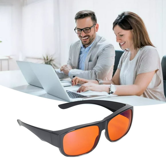 Blue Light Glasses, Frosted Edge Anti Eyestrain Blue Light Blocking Glasses 400-500nm For Working
