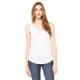 thumbnail image 1 of Camiseta sin mangas fluida con cuello en V para mujer BLANCO 2XL Bella + Lienzo B8805, 1 of 1