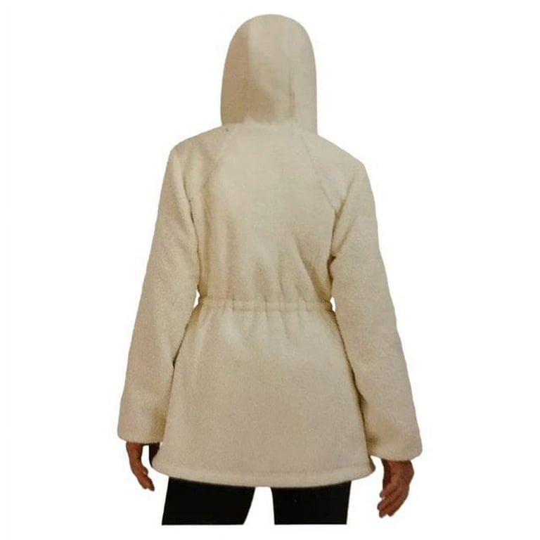 Madison Expedition Bonded Fleece Coat Jacket Lrg/White