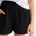 thumbnail image 3 of Girls 6-20 SO® Pull-On Texture Knit Shorts in Regular & Plus Size Color: Melrose Pink Size: M (8), 3 of 4