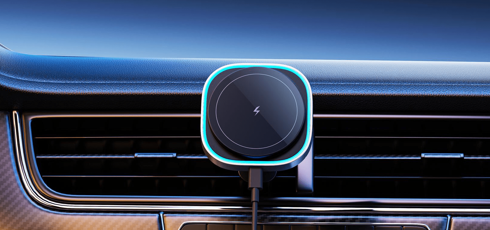 Qi2-Certified 15W MagSafe Car Mount Charger with CryoBoost, Phone Cooling MagSafe Car Charger, Air Vent/Dashboard Wireless Car Charging for iPhone 15/14/13/12(Not for iPhone16), Samsung S25