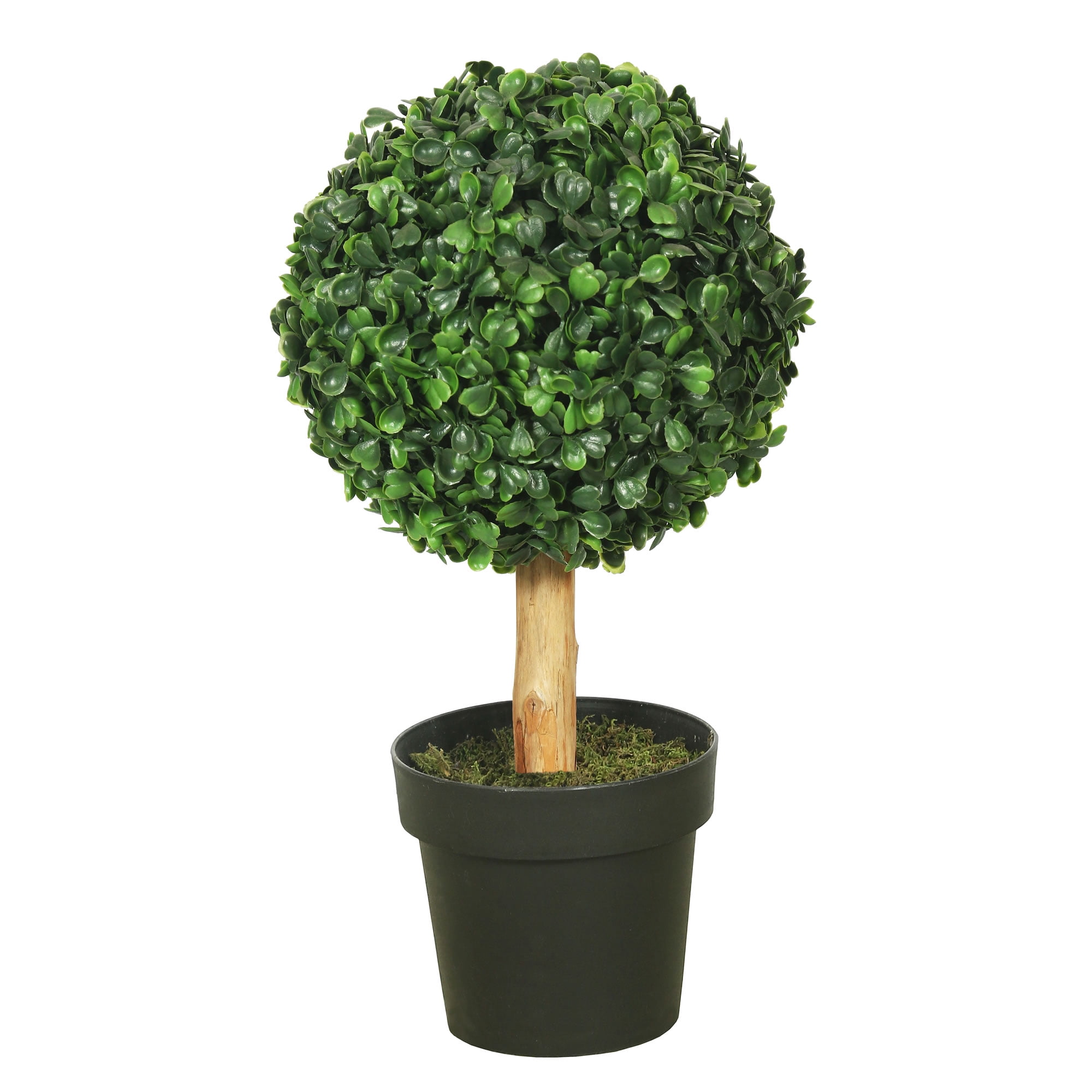 Two 13 inch Outdoor Artificial Boxwood Long Leaf Topiary Balls Bushes 4 2 3 5 6 