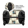 thumbnail image 2 of Fuzoiu Retro Steampunk Vehicle Print Suitcase Cover,Washable Luggage Covers for Suitcase,Elastic Luggage Protector Cover,Scratch Resistant Travel Suitcase Covers-Medium, 2 of 7